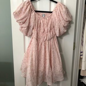 Beginning Boutique Paradise Puff Sleeve Dress